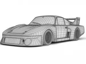 Porsche 935-77 1977 Martini Racing 3D Model