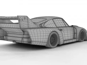 Porsche 935-77 1977 Martini Racing 3D Model