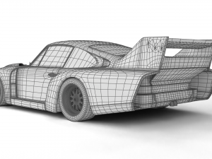 Porsche 935-77 1977 Martini Racing Modèle 3D