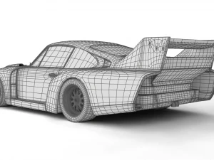 Porsche 935-77 1977 Martini Racing 3D Model