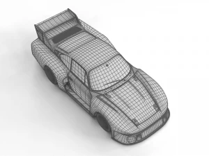 Porsche 935-77 1977 Martini Racing 3D Model