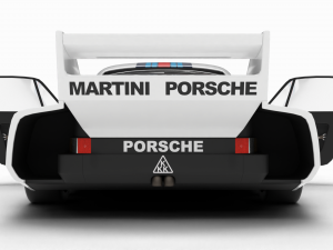 Porsche 935-77 1977 Martini Racing HQ interior 3D Model