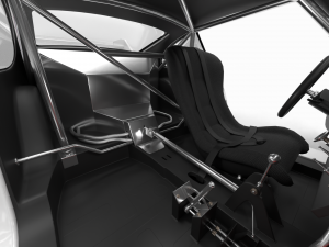Porsche 935-77 1977 Martini Racing HQ interior 3D Model