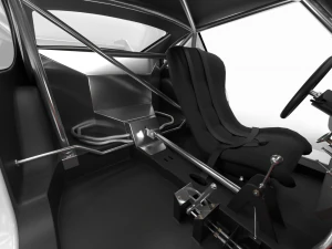 Porsche 935-77 1977 Martini Racing HQ interior 3D Model