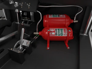 Porsche 935-77 1977 Martini Racing HQ interior 3D Model