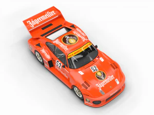 Porsche 93577 1977 52 Jagermeister Racing 3D Model