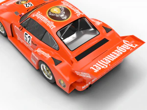 Porsche 93577 1977 52 Jagermeister Racing 3D Model