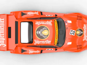 Porsche 93577 1977 52 Jagermeister Racing 3D Model