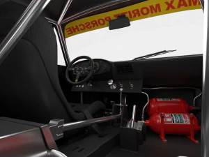 Porsche 93577 1977 52 Jagermeister Racing 3D Model
