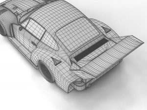 Porsche 93577 1977 52 Jagermeister Racing 3D 모델