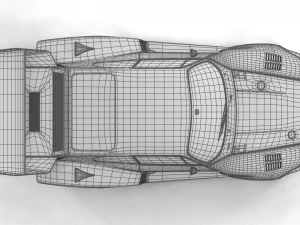 Porsche 93577 1977 52 Jagermeister Racing 3D Model