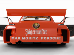 Porsche 935 77 1977 52 Jagermeister Racing HQ interior 3D Model