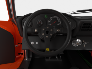 Porsche 935 77 1977 52 Jagermeister Racing HQ interior Modèle 3D
