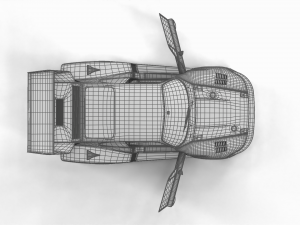Porsche 935 77 1977 52 Jagermeister Racing HQ interior Modèle 3D