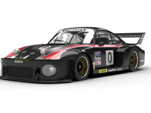 Porsche 93577 1977 Balap Daytona Model 3D