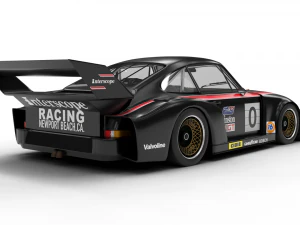 Porsche 93577 1977 Daytona Racing 3D Model