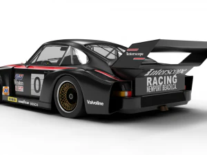 Porsche 93577 1977 Daytona Racing 3D Model