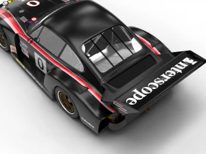 Porsche 93577 1977 Daytona Racing 3D Model