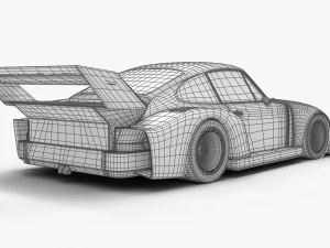 Porsche 93577 1977 Daytona Racing 3D Model