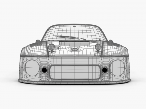 Porsche 93577 1977 Daytona Racing Modello 3D