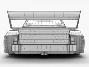 Porsche 93577 1977 Daytona Racing 3D Model