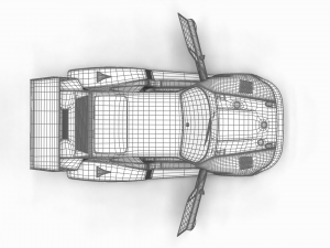 Porsche 93577 1977 Daytona Racing HQ 3D 模型