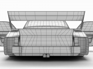 Porsche 93577 1977 Daytona Racing HQ 3D 模型