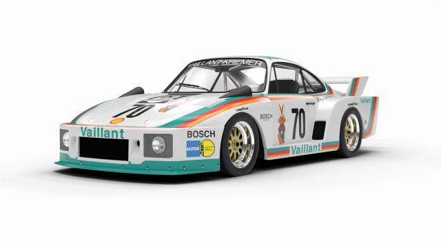 Porsche 935 77 1977 Vaillant DRM Racing 3D Модель .c4d .max .obj .3ds .fbx .stl .blend 