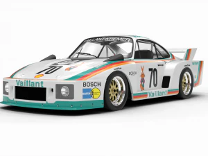 Porsche 935 77 1977 Vaillant DRM Yarışı 3D Model