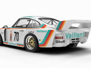 Porsche 935 77 1977 Vaillant DRM Racing 3D Модель