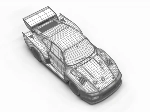 Porsche 935 77 1977 Vaillant DRM Corrida Modelo 3D