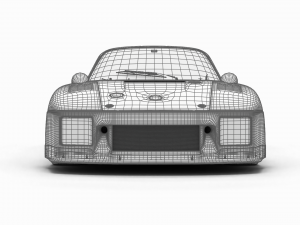 Porsche 935 77 1977 Vaillant DRM Racing 3D Модель