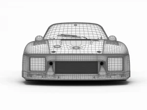 Porsche 935 77 1977 Vaillant DRM Corrida Modelo 3D
