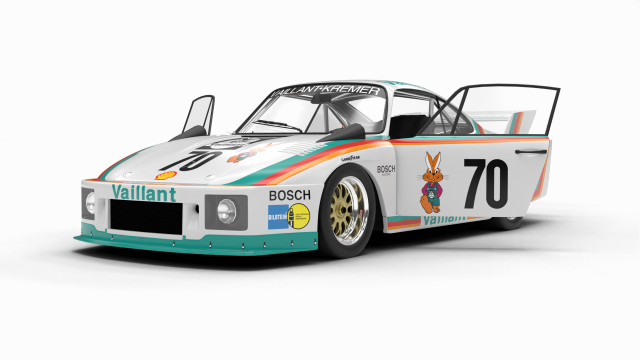 Porsche 93577 1977 Vaillant DRM Racing HQ 3Dモデル .c4d .max .obj .3ds .fbx .stl .blend 