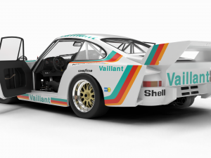 Porsche 93577 1977 Vaillant DRM Racing HQ 3Dモデル