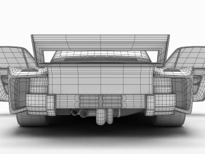 Porsche 93577 1977 Vaillant DRM Racing HQ 3Dモデル