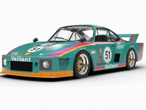 Porsche 935 K2 1977 Kremer Racing 3D Model