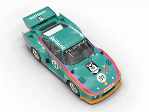 Porsche 935 K2 1977 Kremer Racing 3D Model