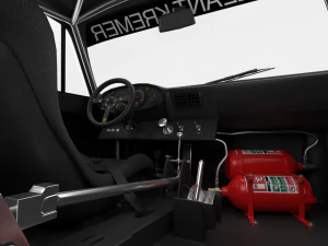 Porsche 935 K2 1977 Kremer Racing 3D Model