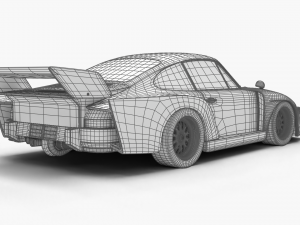 Porsche 935 K2 1977 Kremer Racing 3D 模型