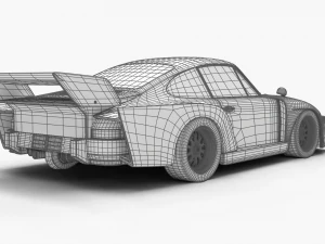 Porsche 935 K2 1977 Kremer Racing 3D Model