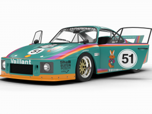 Porsche 935 K2 1977 Kremer Racing HQ 3Dモデル