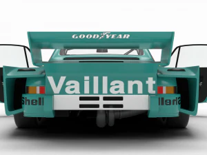 Porsche 935 K2 1977 Kremer Racing HQ 3D Model