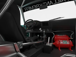 Porsche 935 K2 1977 Kremer Racing HQ 3D Model