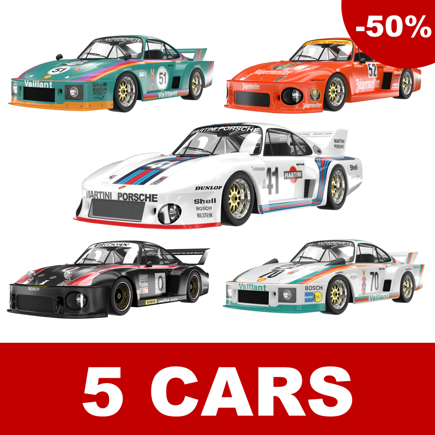 Pack Porsche 935 car HQ interior 3D Model .c4d .max .obj .3ds .fbx .stl .blend 