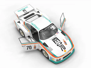 Pack Porsche 935 car HQ interior 3D Model