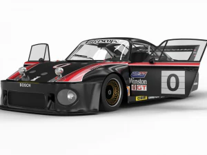 Pack Porsche 935 car HQ interior 3D Model