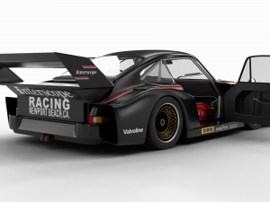 Pack Porsche 935 car HQ interior Modèle 3D