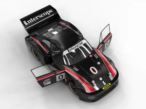 Pack Porsche 935 car HQ interior 3D Model