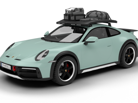 Porsche 911 Dakar 2023 3D Model